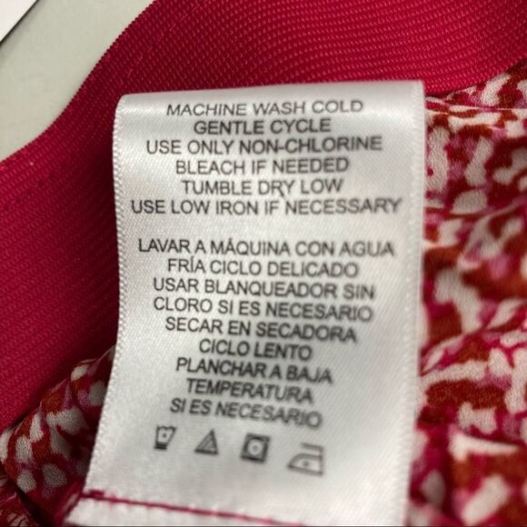 VINCE CAMUTO Women’s Maxi Skirt Size Large, Pink & Ivory - Picture 6 of 9